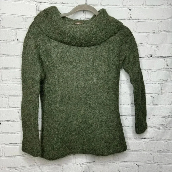 J.Mclaughlin Lulu Alpaca & Wool-Blend Sweater Green Women’s size XS - Picture 1 of 9
